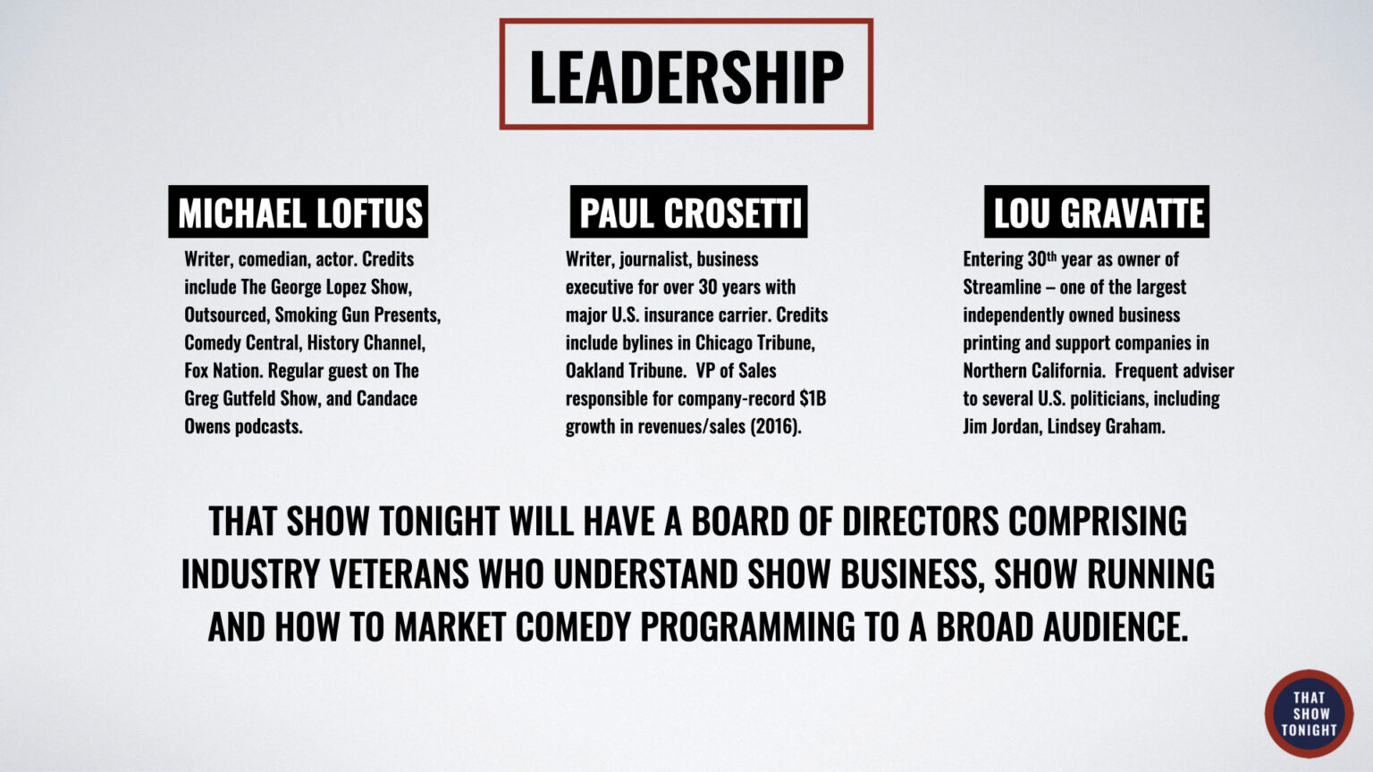 That Show Tonight Pitch Deck - 08